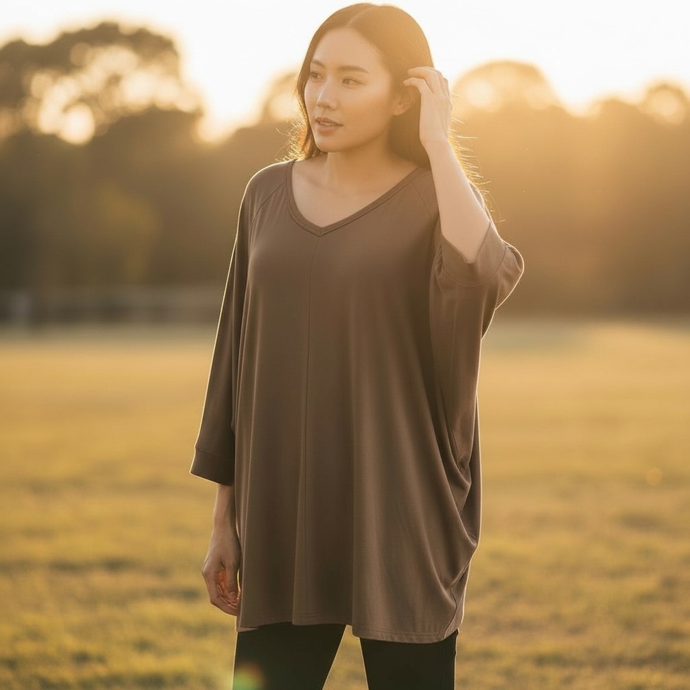 Elegant Women's Brown‎ Blouse